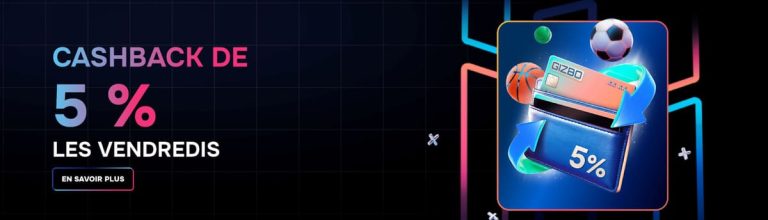 Gizbo Casino cashback