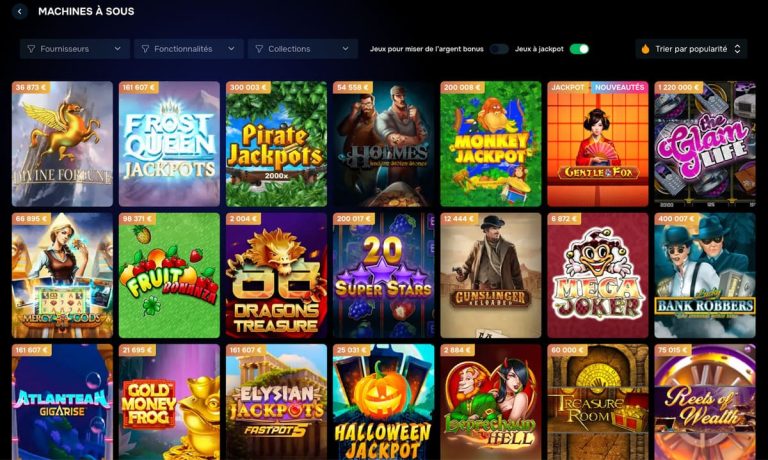 Gizbo Casino machines à sous